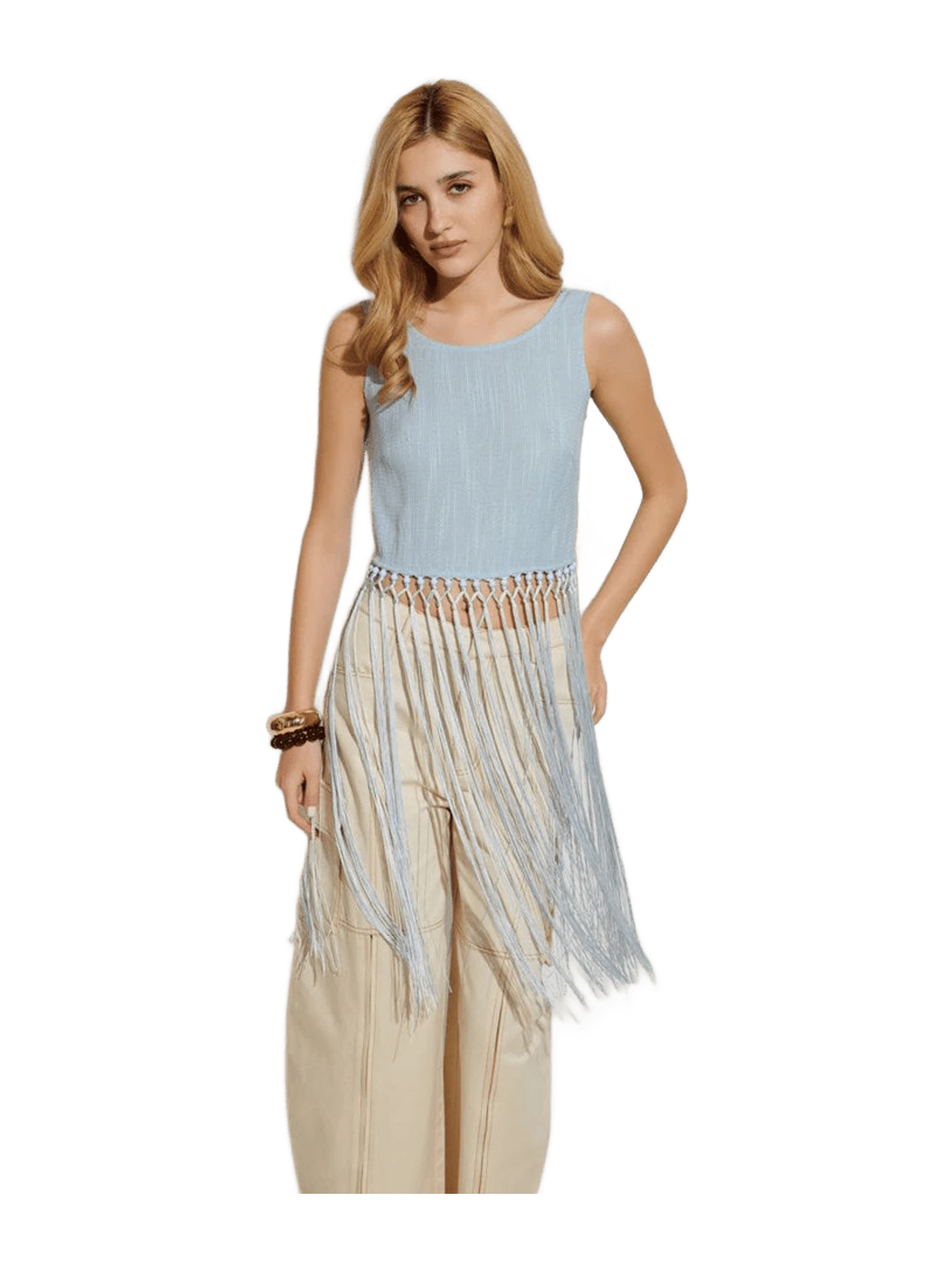 Sister Jane Ghospell Mona Fringed Top