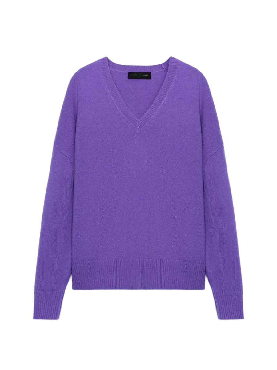Zara 100% Wool Oversized Jumper