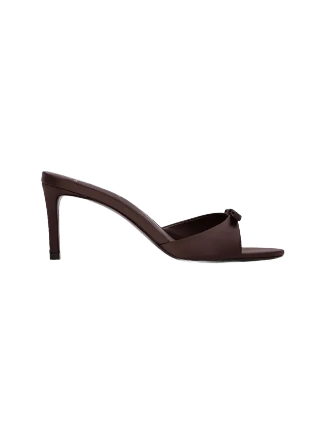 Black Suede Studio Albie 70 Mule