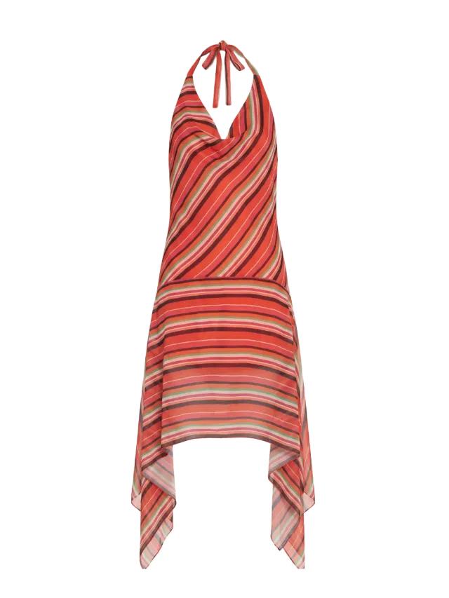 Amanda Uprichard Allura Dress in Soleil Stripes