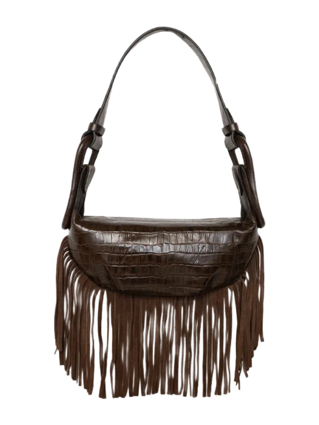 ISIDORA MALVA AMALFI MINI FRINGES IN CROCO