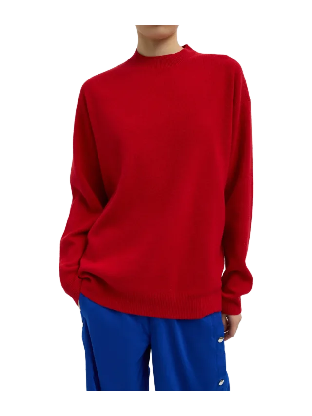 Tibi Anna Merino Wool Cut Out Racerback Pullover