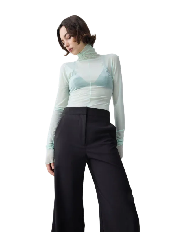 Bianca Spender AQUA MESH CONTOUR TOP