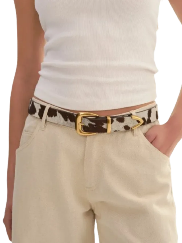 Lamarque ASPEN | Cow Hair Leather Belt