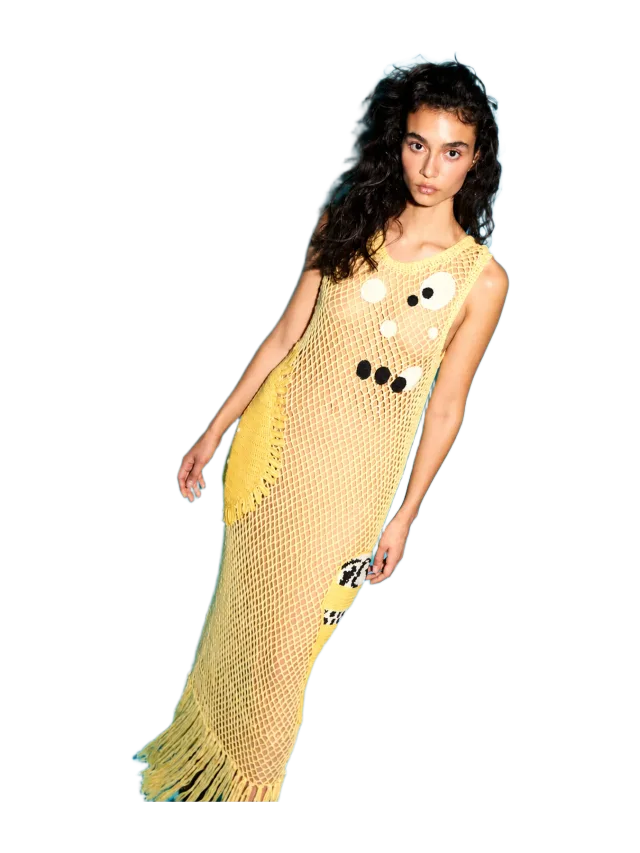 Azra Handmade Crochet Maxi Dress