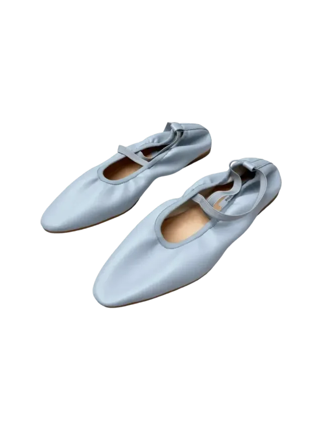 Simonett Baby Blue Ballerina Flats