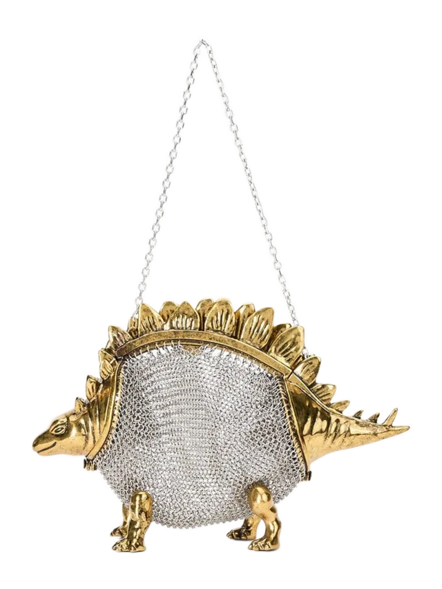 Staud Barbara Mini Dino Chainmail Bag