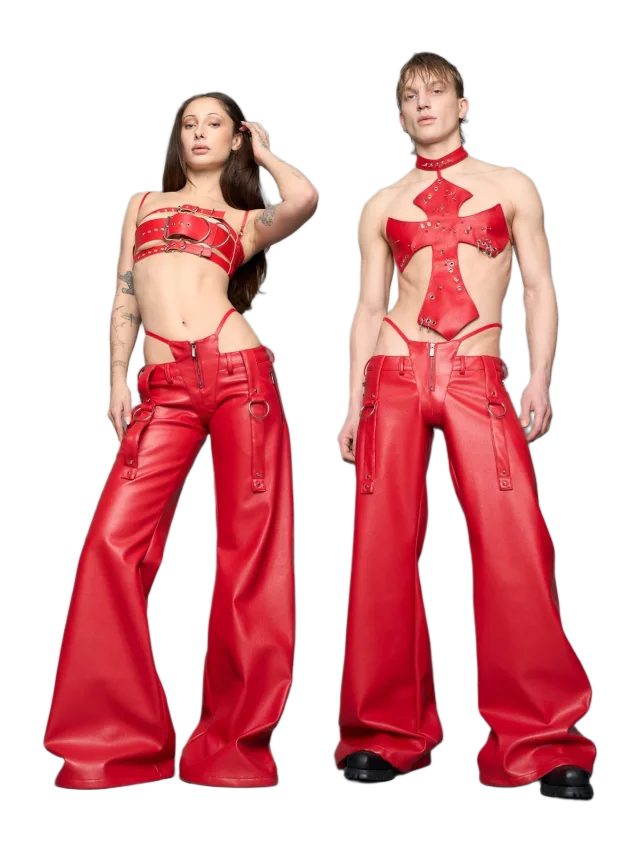 Namilia Belted Thong Pants