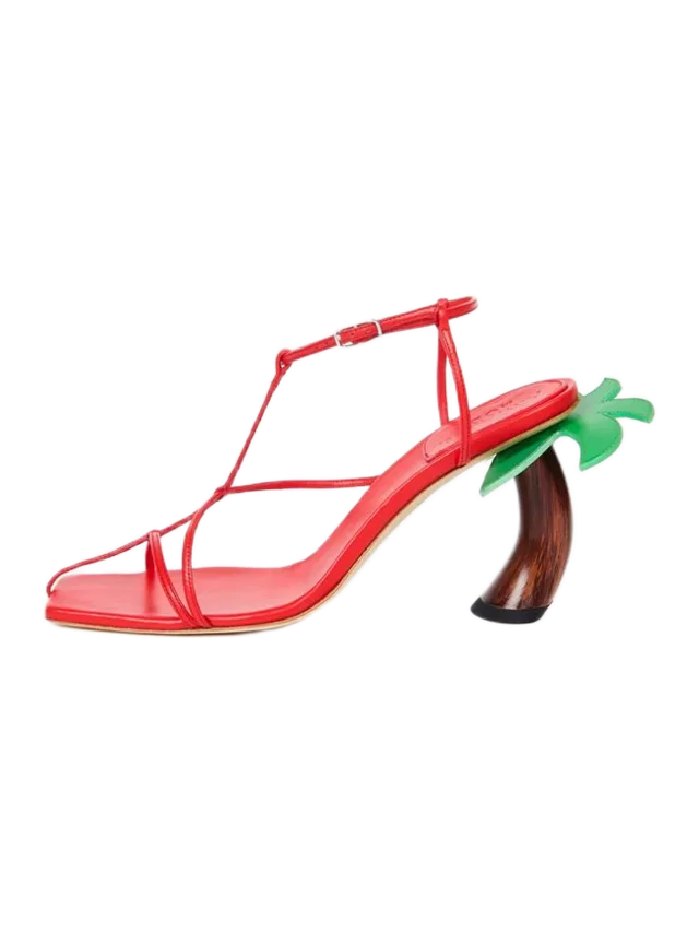 A.W.A.K.E. MODE Bianca Wooden Heel