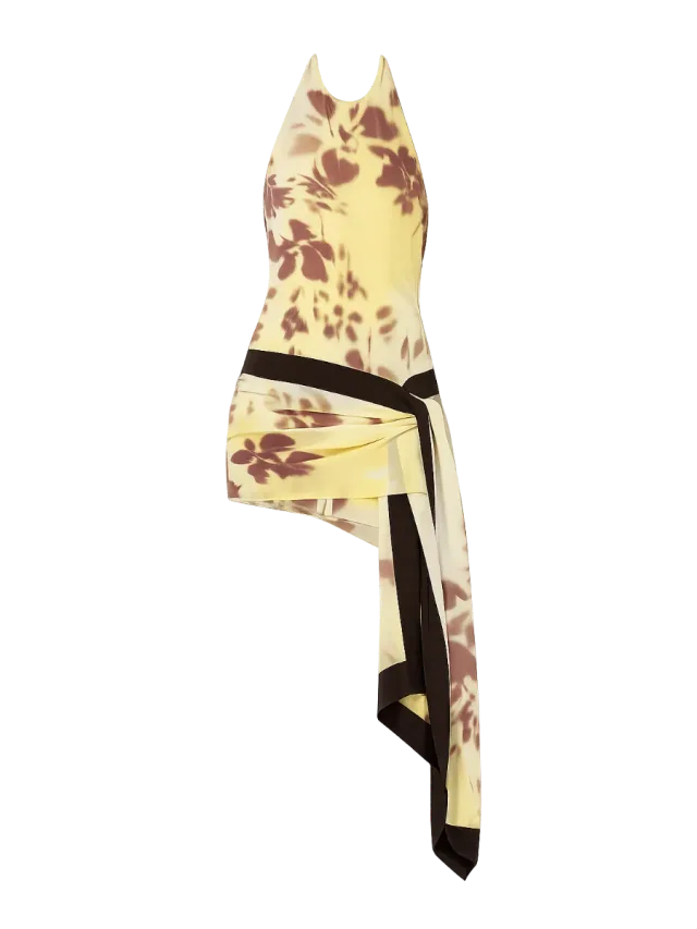 Bec + Bridge BLAISE HALTER MINI DRESS - PALMERA FLORAL