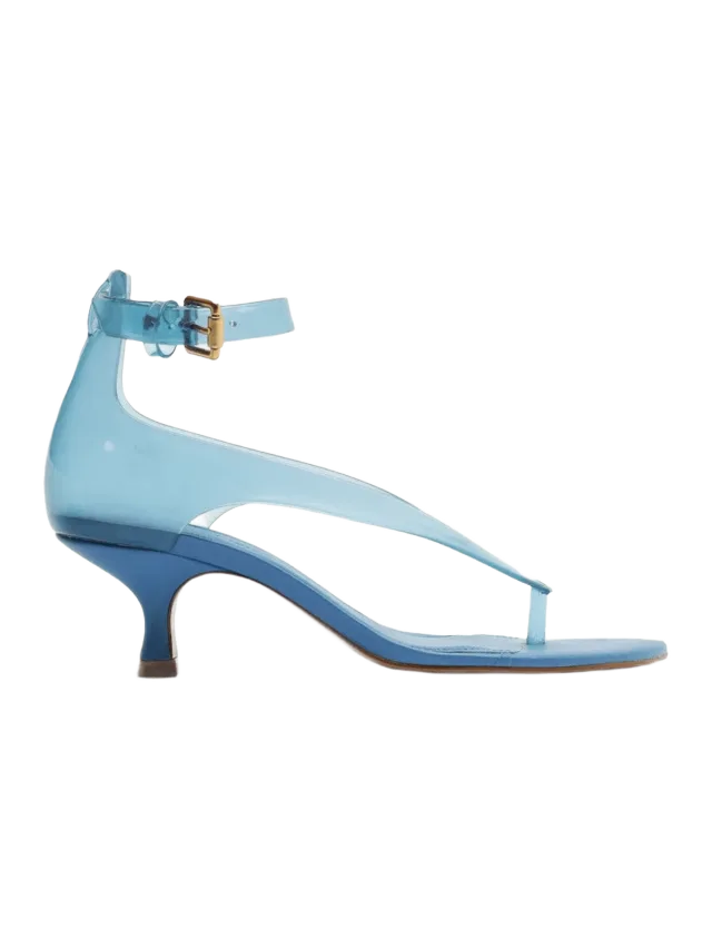 Farm Rio Blue Jelly Heel Sandal