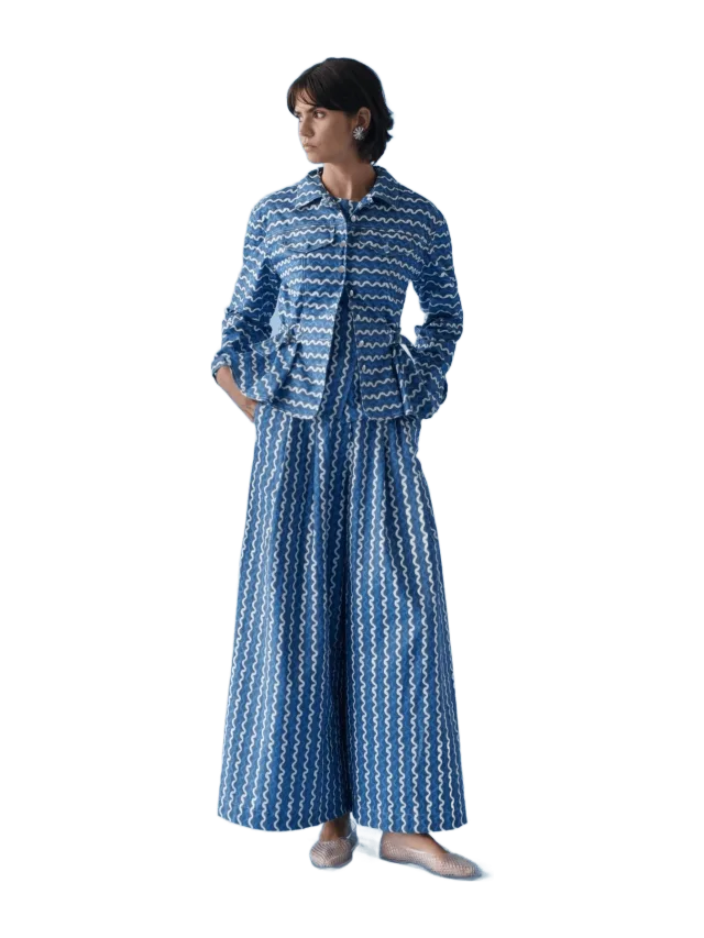 Celia B Blueberry Wave Jacket