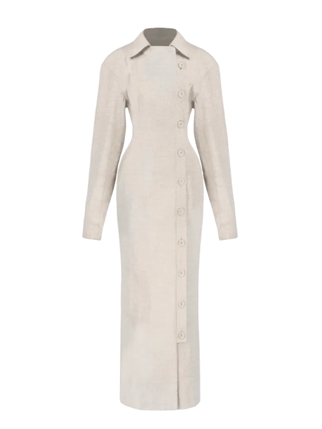 Yellow The Label Blythe Trench Dress — Snakeskin