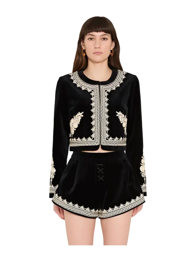 Amanda Uprichard Braswell Jacket in Velvet