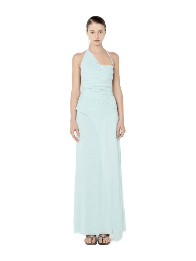 Bec + Bridge BRENNA PINTUCK MAXI DRESS - SPEARMINT