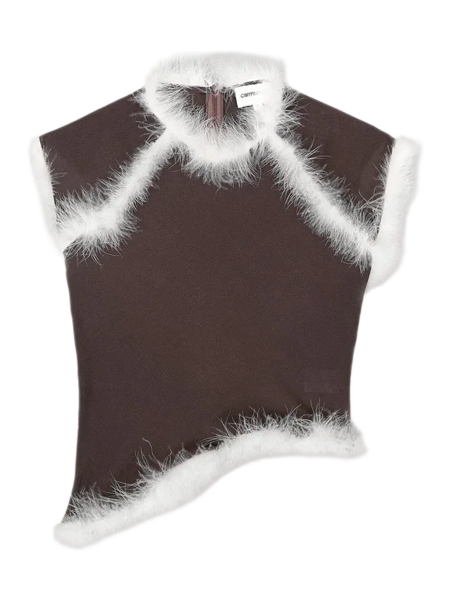Carmen Says Balance Feather Top