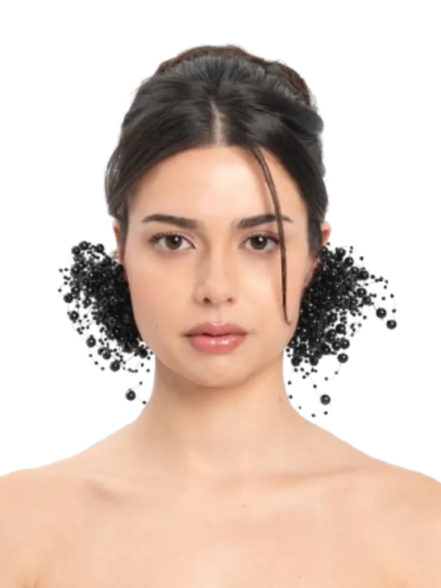 1CONCEPT Bubble Bath Earrings - Black