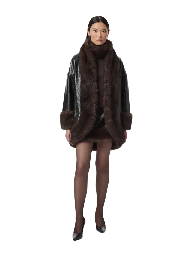 Apparis Carrie Croc Coat