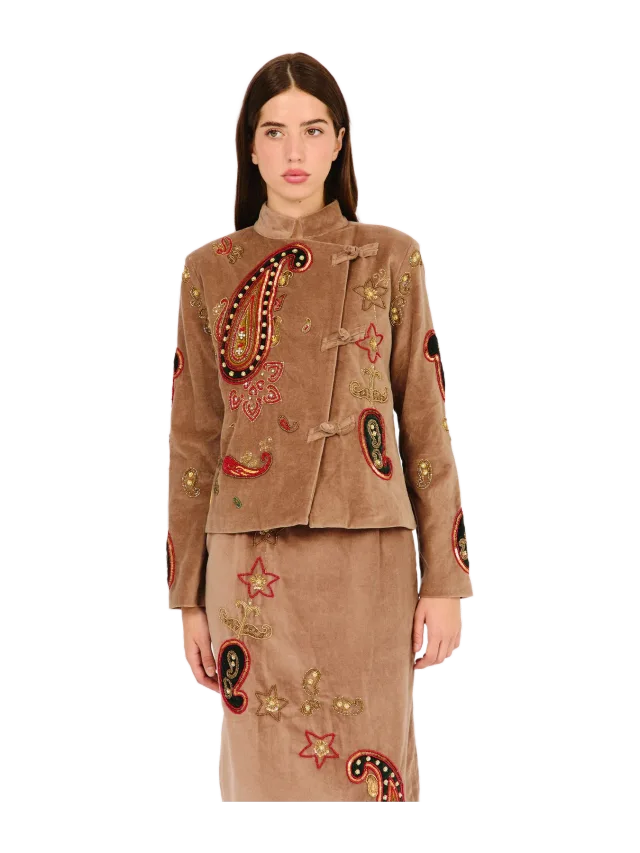 Philippa 1970 CHAQUETA ANGELA MARRON