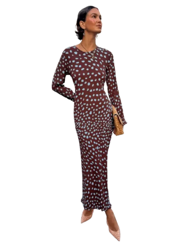 Never Fully Dressed Chocolate Deer Gaia Dress