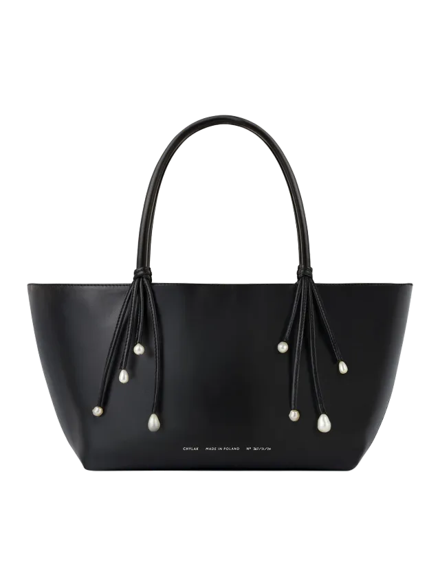 Chylak Chylak Shopper with Pearls Black