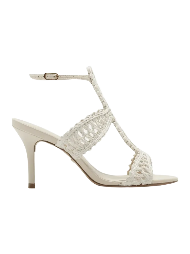 Ciara High Stiletto Fabric Sandal