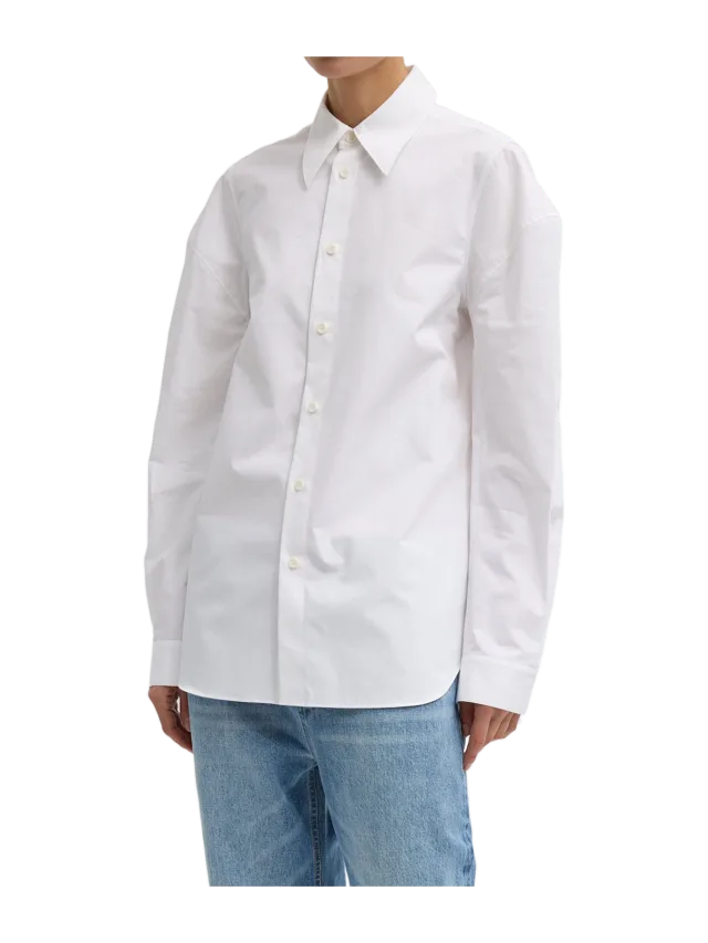 Tibi Compact Eco Poplin Hinged Shirt