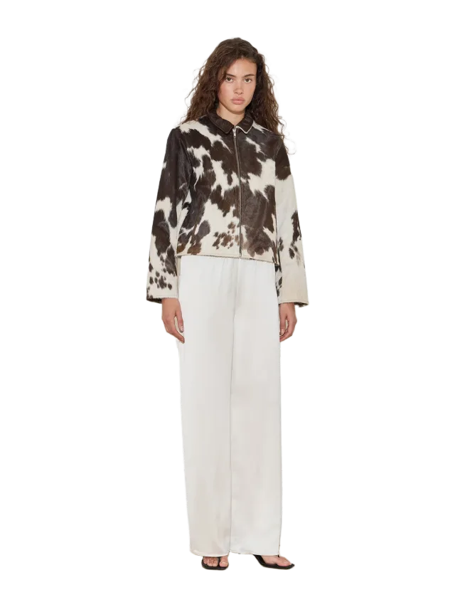 Maison Essentiele Cowhide Classic Leather Jacket