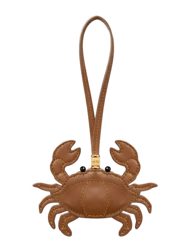 JW Pei Crab Bag Charm - Brown