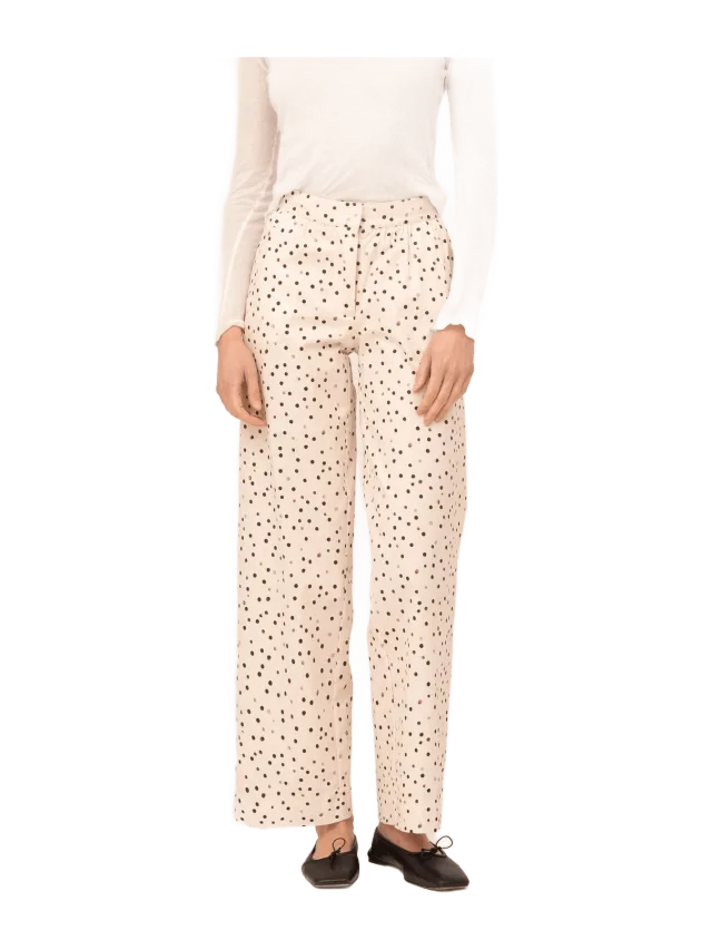 Carmen Says Cream Polka Dot Fuji Pants
