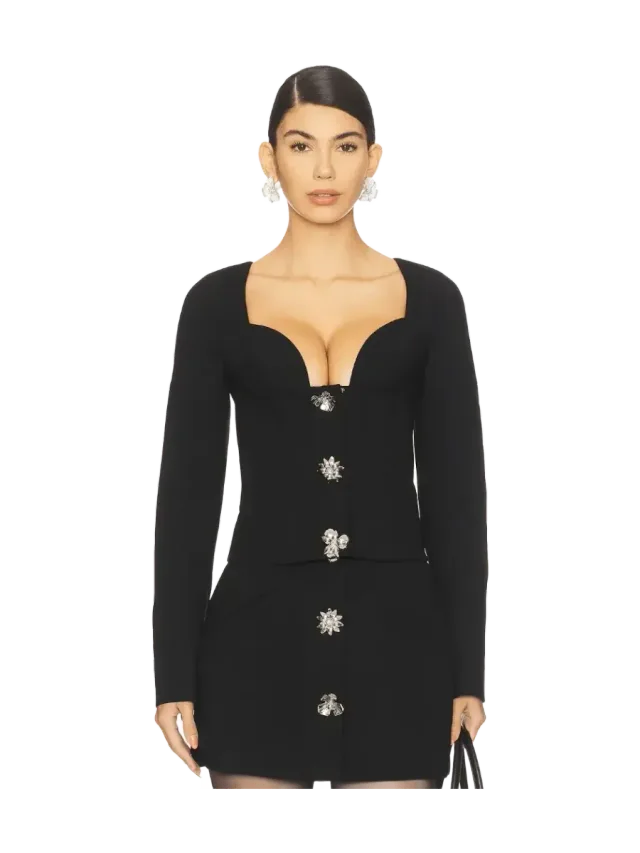 Blumarine Crepe Double Top