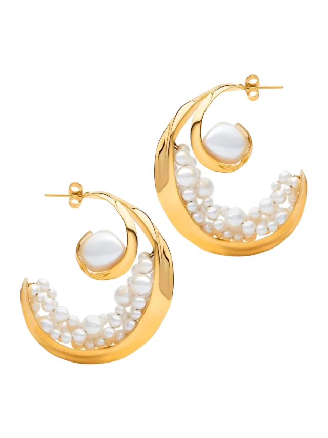 MISHO Crest Hoops