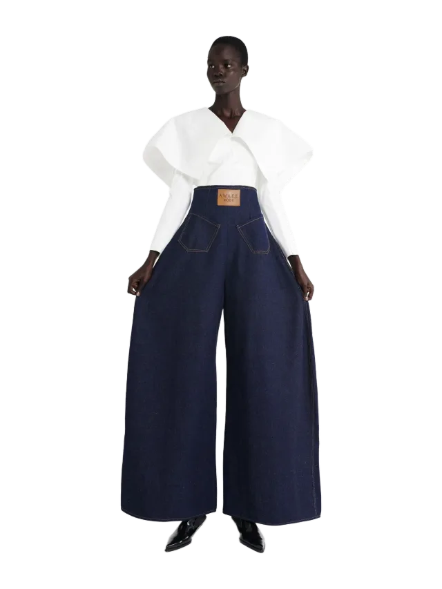 A.W.A.K.E. MODE Cropped Jacket With Collar