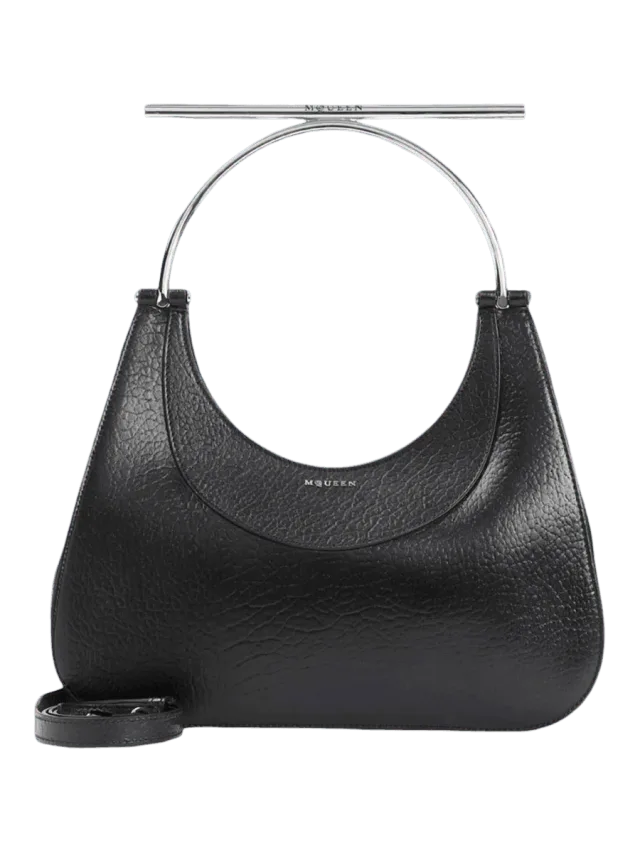 Alexander McQueen Cross-Bar Logo Printed Tote Bag