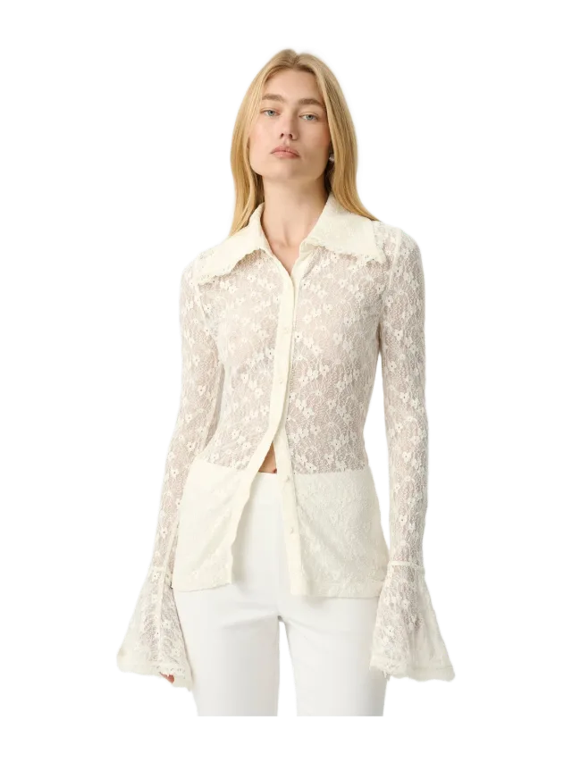 Roame Daisie Shirt Cameo Lace