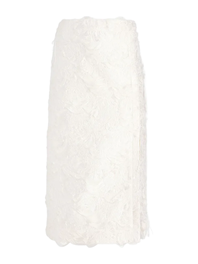 Proenza Schouler Dalma Skirt in Chrysanthemum Float Jacquard