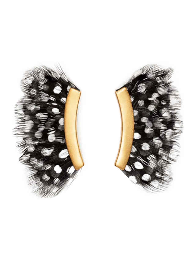 Brackish Deich Crescent Earring