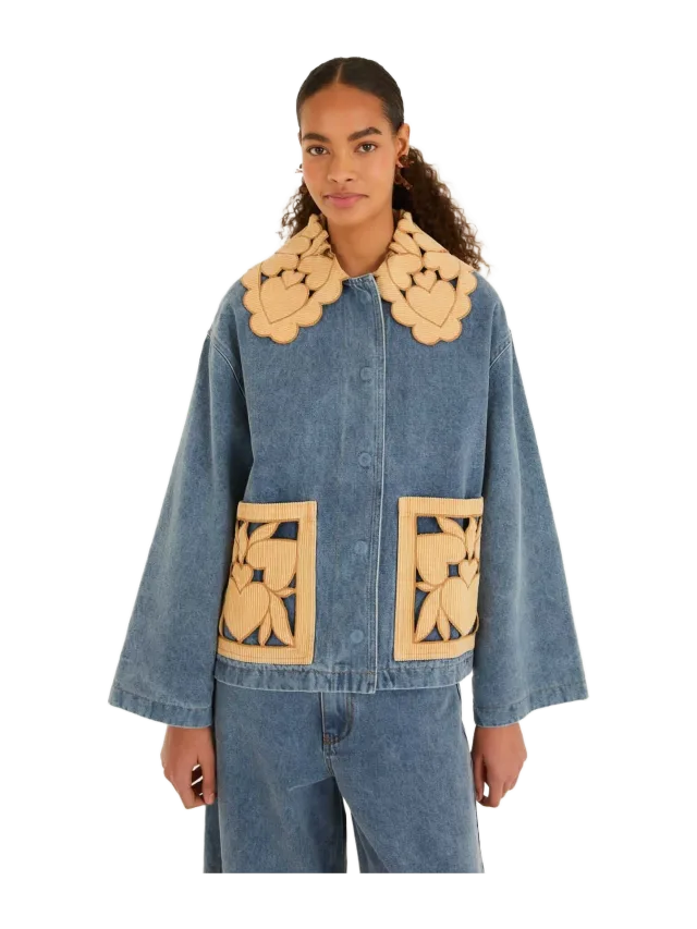 Farm Rio Denim Richelieu Barn Jacket