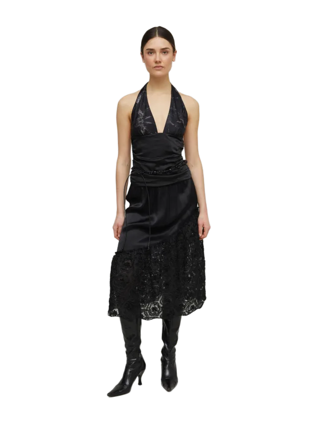 OpéraSPORT DONATELLA LONG SKIRT - BLACK
