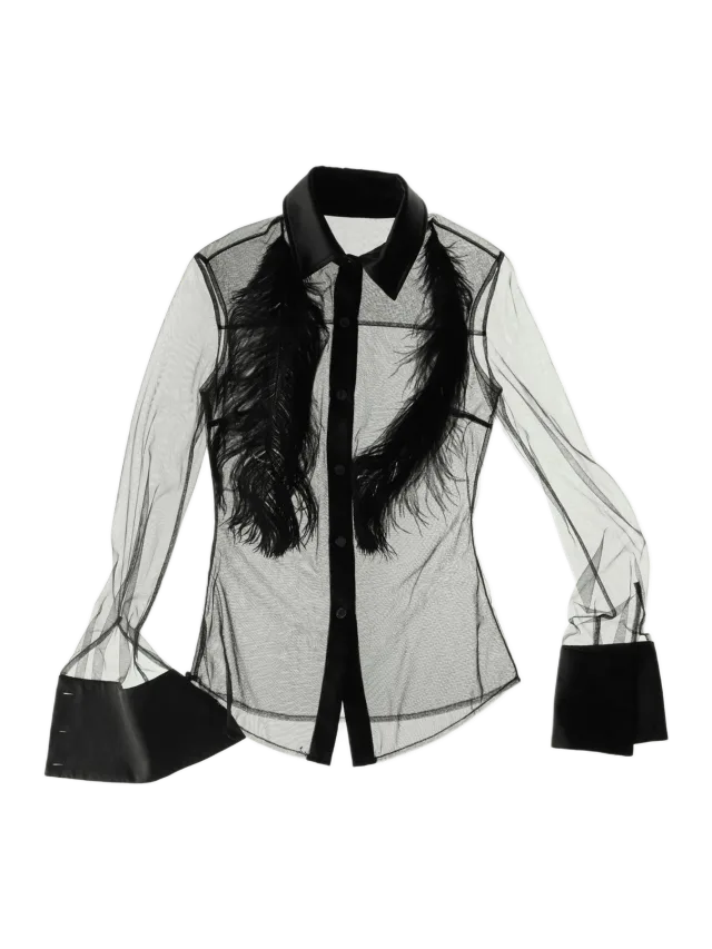 Fancì Club Double Joy Feather Shirt
