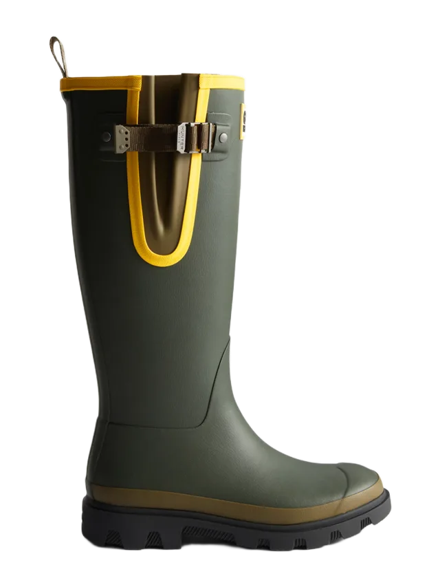 GANNI Downpour Tall Boots in Green