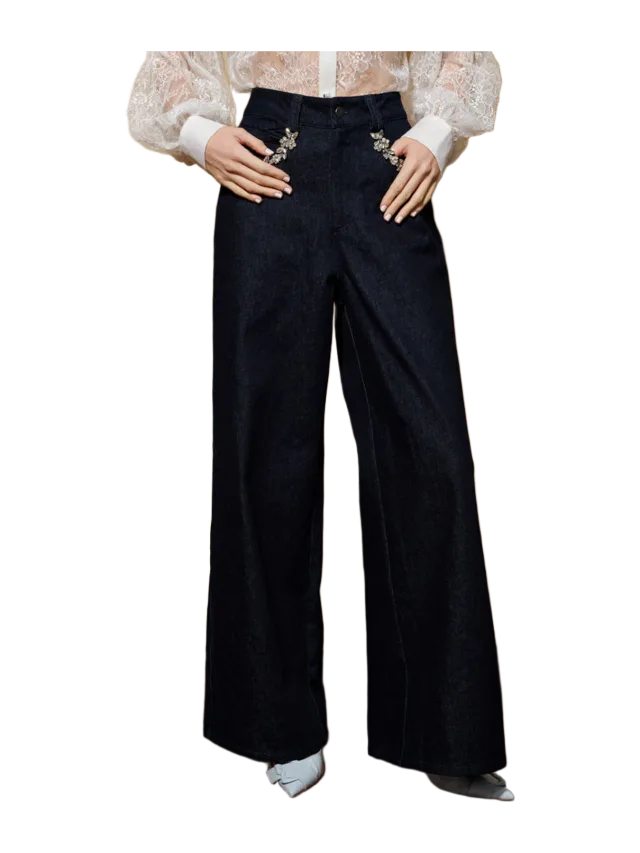 Sister Jane DREAM Brightside Denim Embellished Jeans