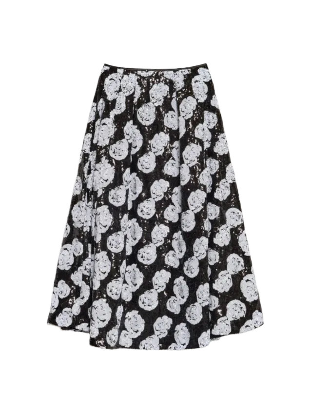 Sister Jane DREAM Roxie Rose Sequin Midi Skirt