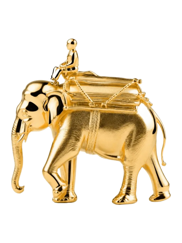 MISHO Elephant Brooch