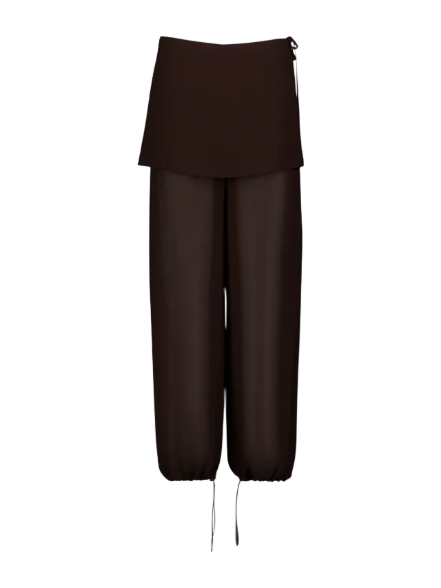 Saemdi ELIA LAYERED SKIRT TROUSERS