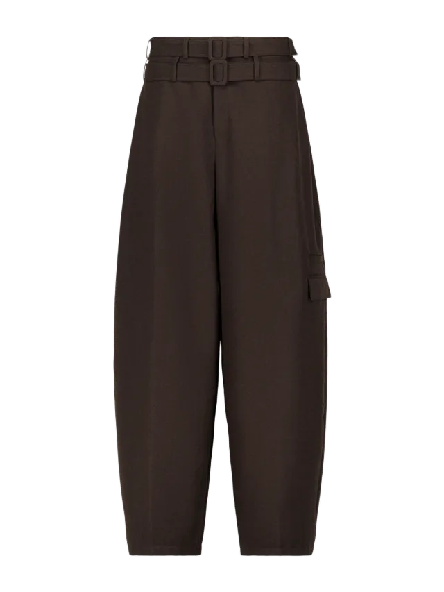Saemdi ELY DOUBLE BELTED TROUSERS