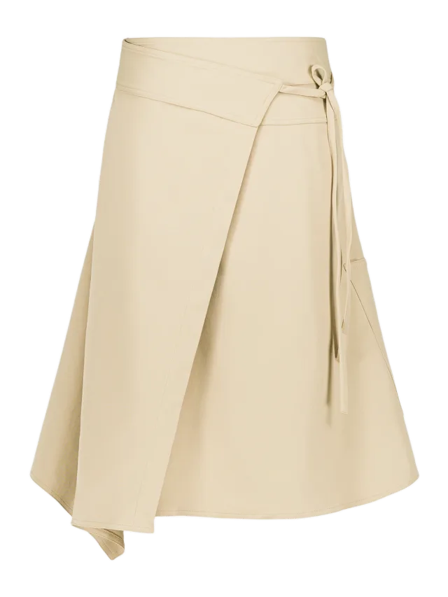 Saemdi EMERY ASYMMETRIC WRAP SKIRT