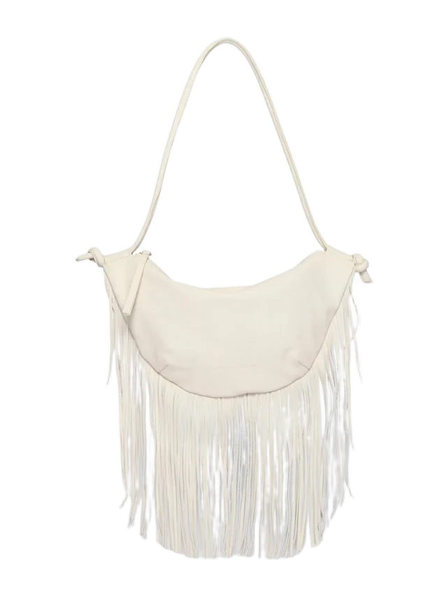 Freda Salvador ERIKA CRESCENT FRINGE BAG