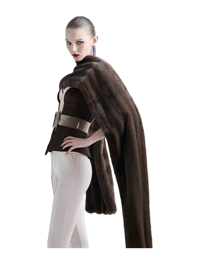 Fancì Club Ever After Fur Scarf