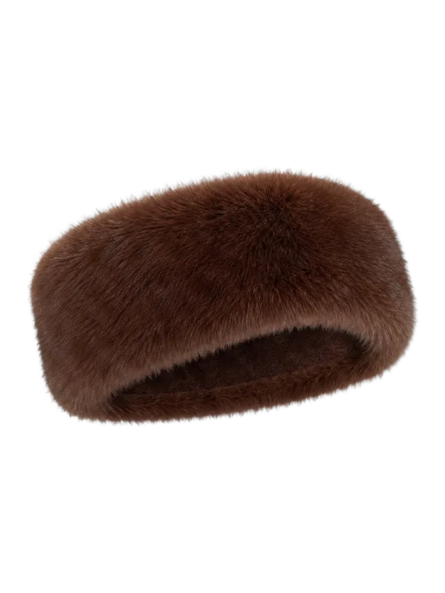 BASSIA Faux Mink Fur Headband
